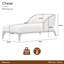 Houston Chaise - Pebble/Walnut