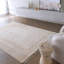 Athena Solid Color Hand-Loomed 5'7" x 7'6" Wool/Cotton Area Rug in Biscuit