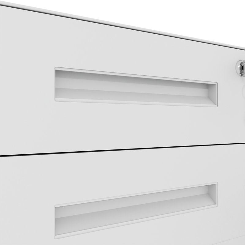 Classeur mobile compact - Sécurité verrouillable - Tout en acier - Pour le bureau / la maison
