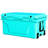 Blue 65Qt Outdoor Cooler - Keeps Cold For 5 Days Stable Construction Camping Retention Ergonomic Grip Handles