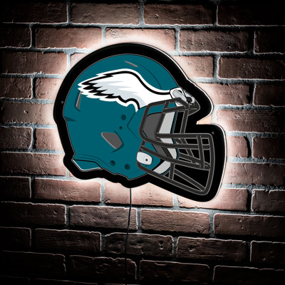NFL LED Helmet Shaped Lighted Wall Sign