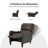 Beecher Lima Genuine Leather Manual Push Back Recliners -1607806243