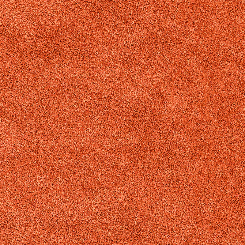 Microfiber Small Bath Mat Rectangular Contemporary, Orange