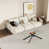 Table basse noire de 47 po