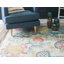 Tapis abstrait bleu / crème Higley-1269928176
