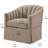 Milnor Sanibel Skirted Swivel Accent Chair-810604553
