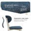 Ensemble de 4 chaises de salle à manger en bois rembourrées de style moderne Mid-Century pour table et mobilier ergonomique durable (Rapsodi)-368556332-368556333