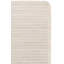 Tapis rayé argent / ivoire en laine / coton touffeté à la main Ebony-778314263