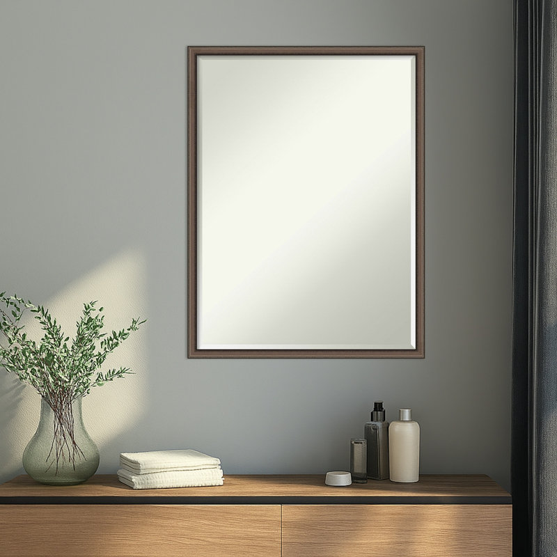 Miroir mural Rachel, Cordelia mince bronze
