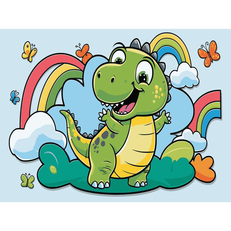 Tapis mignon pour enfants, Rectangulaire 7 pi x 10 pi