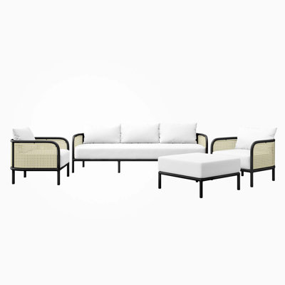 Ensemble de mobilier d'extérieur 4 pièces Modway Hanalei