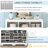 24 Shoe Holder Cabinet - Sleek And Functional For Living Area Modern White With , Areas, Made Of Particle Board
