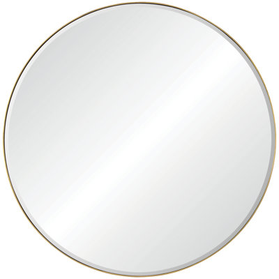 Onalaska Metal Flat Wall Mirror