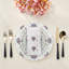 Pistils Small Bouquet Hemstitch 22" Linen/Cotton Napkin