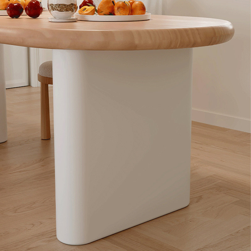 Simple Style Solid Wood Dining Table, 29.52"H x 78.74"L x 31.49"W, Brown