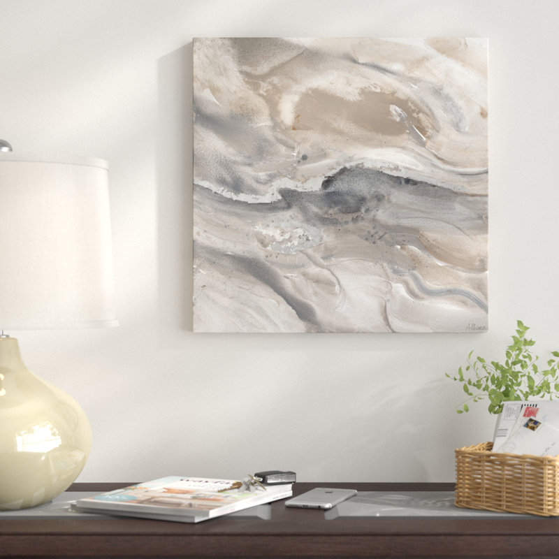 «Minerals III», reproduction d'art sur toile tendue, H 37 po x l 37 po x P 1,5 po, Toile tendue, Pas de tapis