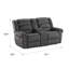 Causeuse inclinable grise