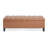 Upholstered Button Tufted Round Ottoman