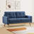 65.4" Wide Upholstered Soft Square Arm Sofa with Solid Wood Legs-967375321