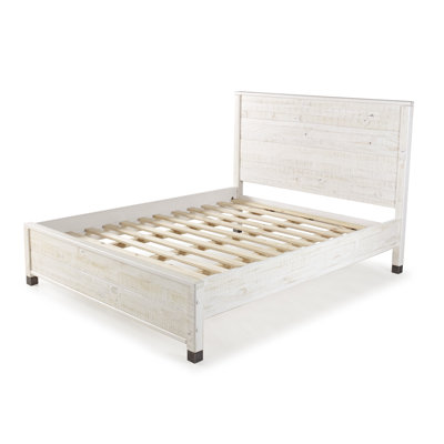 Lanora Solid Wood Panel Bed