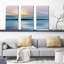 «Early Morning Zuma Beach», ensemble de 3 peintures sur toile tendue-339668970