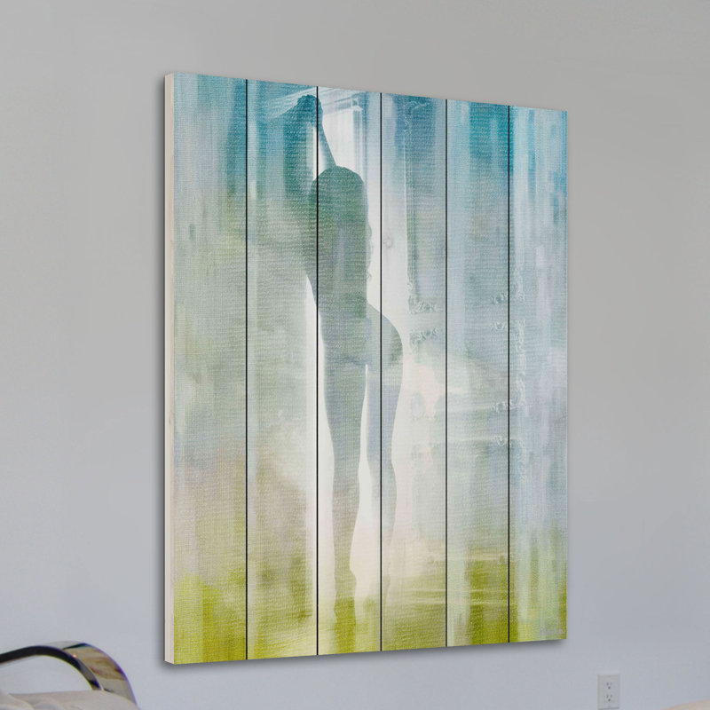«Open Door» par Parvez Taj, reproduction d'art sur bois blanc, H 36 po x l 24 po