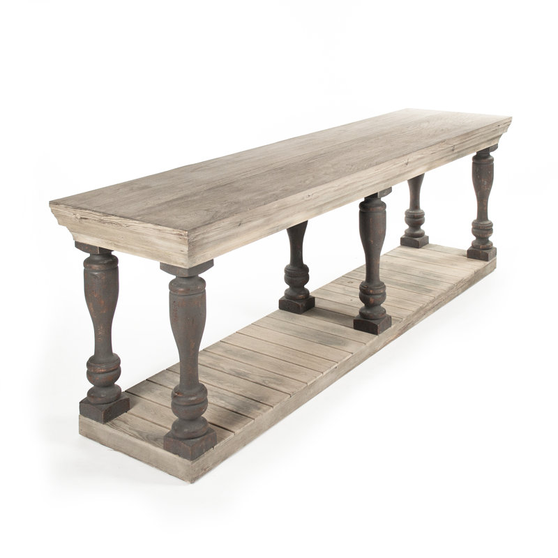 Bartek 94.5'' W Solid Wood Console Table