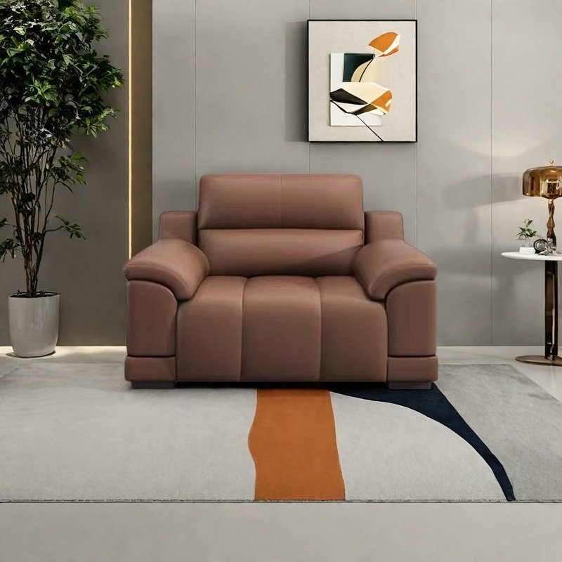 Fauteuil d'appoint élégant et luxueux léger