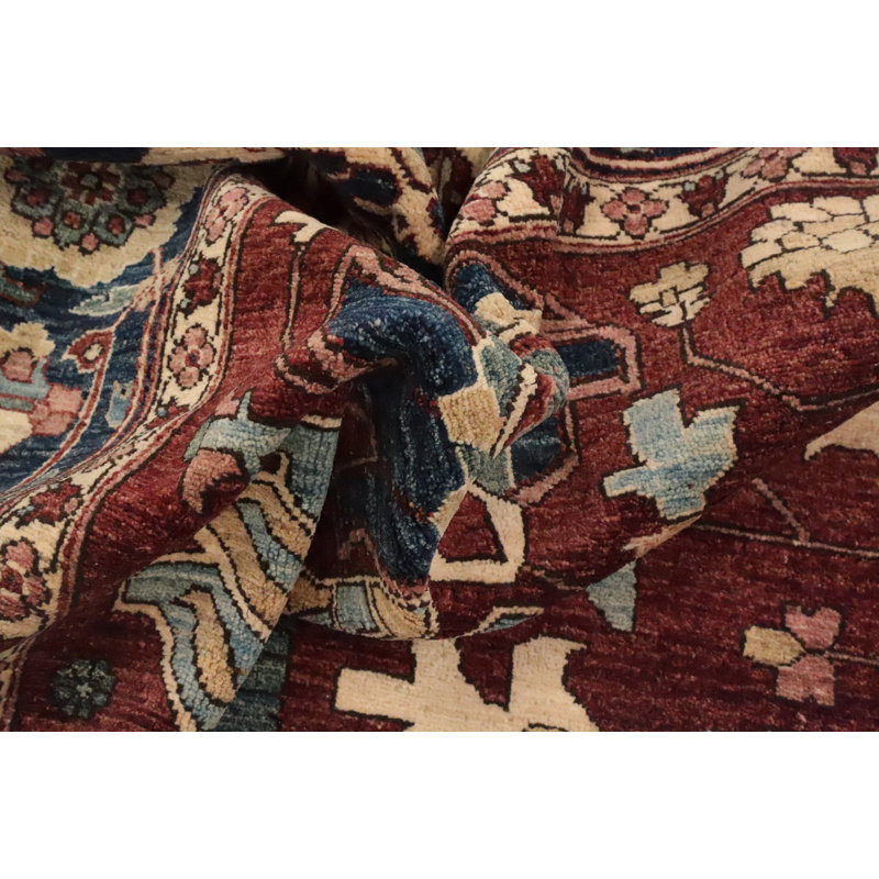 Tapis traditionnel à teinture végétale 9 x 12