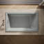 Underscore 60" x 36" Acrylic Drop-In or Undermount Soaking Bathtub with Integral Lumbar Support-949061786