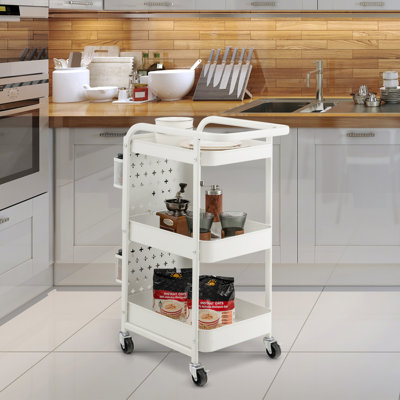 Edalene Metal Bar Cart