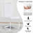 PU Faux Leather High Back Dining Chairs, Upholstered
