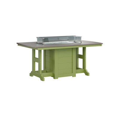 Berlin Gardens Garden Classic 72″ Fire Pit Dining Table