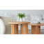 Table d'appoint en chêne blanc naturel 22 po Haven - Table de bout moderne pour la chambre à coucher du salon-1022899687