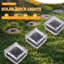 4-Pack Solar Ice Brick Lights