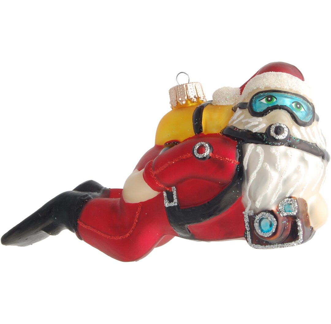 Weihnachtsbaumfiguren Tauchender Santa