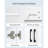 White Wall Mounted Storage Cabinet – Floating Laundry Room & Bathroom Cabinet