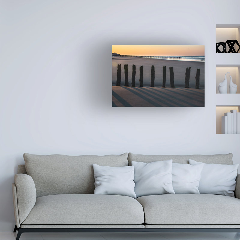 Art sur toile «Colin Dixon, Plage 2», H 12 po x l 19 po
