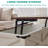 Coffee Table with Storage, Farmhouse Square Storage Coffee Table with Hinged Lift Top, Square Wood Center Table, Cocktail Table with Large Hidden Storage Compartment for Living Room-2101435720