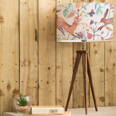 Leaping Into The Fauna Tripod Lamp