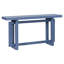 Console de couloir bleu marine American Design - texture béton, bois massif +, support de 150 lb, chargement latéral facile à assembler, installation simple