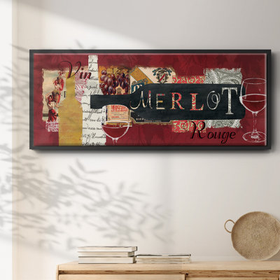 Merlot- Framed Canvas