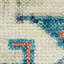 Tapis argenté en laine noué à la main Southwestern-377208354