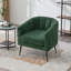 Chaise d'appoint rembourrée demi-tonneau-1415552751