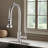 Pull Down Kitchen Faucet With Sprayer-111235209