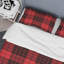 Red Microfiber 3 Piece Duvet Cover Set-124372984