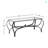 Tempered Glass Surface 3-Piece Coffee Table Set