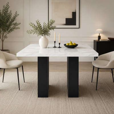 Table de bar blanche MIKHA