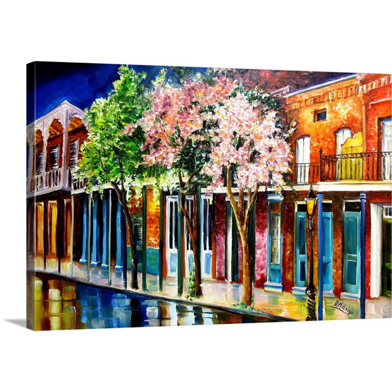 «Dacian New Orleans Spring» par Diane Millsap, reproduction d'art sur toile, H 20 po x l 30 po x P 1,25 po