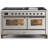 ILVE Majestic II Series 60 inch Dual Fuel Range with 9 Burners, Griddle (Glass Door)-114373846-114373869